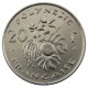 Polinezja Francuska 20 franków, 1975