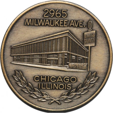 Medal 1911-1971 Avondale savings & Loan Association Chicago
