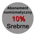 Abonament numizmatyczny 2024 monety srebrne 10 i 20 zł + 5 zł z marżą 10%