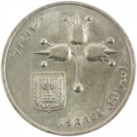 Izrael 1 lira, 5733 (1973), 25 rocznica - Niepodległość menniczy