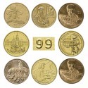 Komplet monet 2 zł z roku 1999