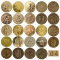 Komplet monet 2 zł z roku 2004