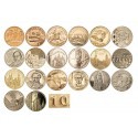 Komplet monet 2 zł z roku 2010