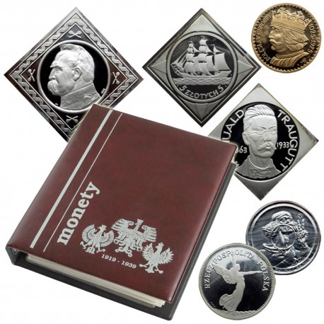 Kolekcja replik monet polskich "Konstytucja" - zestaw 4 monet