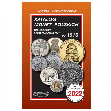 Katalog monet polskich Parchimowicz 1916 - 2021 TWARDA OPRAWA