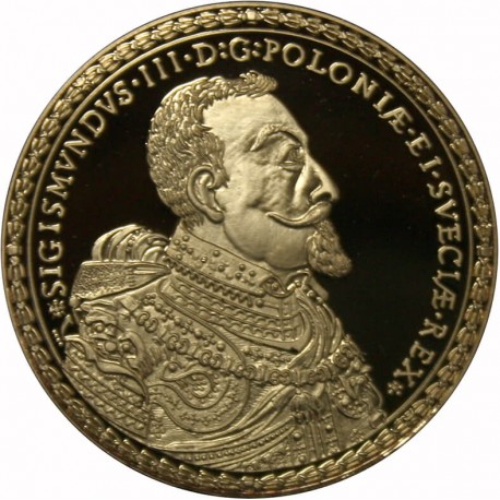 100 złotych dukatów 1621 - replika + certyfikat