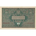 10 marek polskich , rok 1919, stan 2-, II Serja CE 019806 niski numer