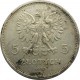 5 zł, Sztandar 1830-1930, II RP, Stan 3+, piękny