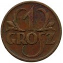 1 grosz, 1925, stan 3