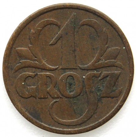 1 grosz, 1928, stan 3