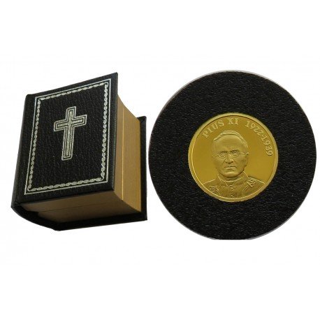 10 dolarów, Papież Pius XI, złoto Au 999