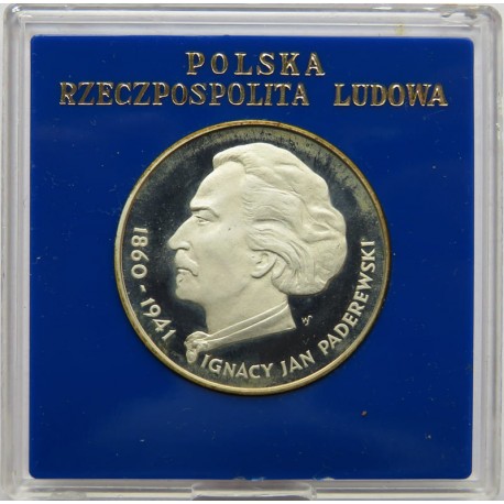 100 zł, Ignacy Jan Paderewski 1975 w klipie PRL