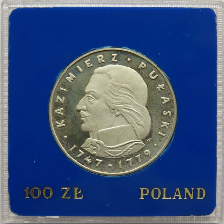 100 zł, Kazimierz Pułaski 1976 w klipie