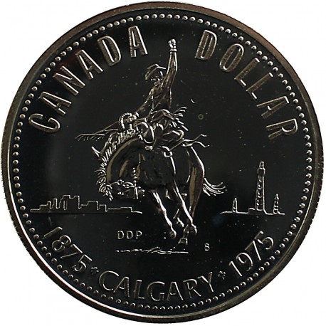 1 Dolar - 100 Lat Calgary 1975 r. - Kanada