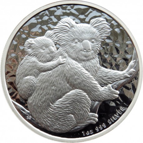 Australia, 1 dolar, Koala, 2008, Ag999, 1OZ
