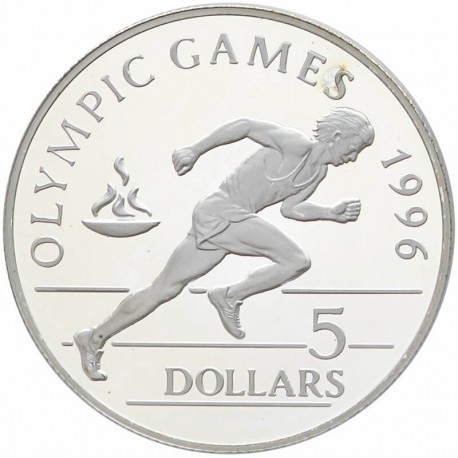 Niue 5 dolarów, 1992 Igrzyska Olimpijskie, Atlanta 1996