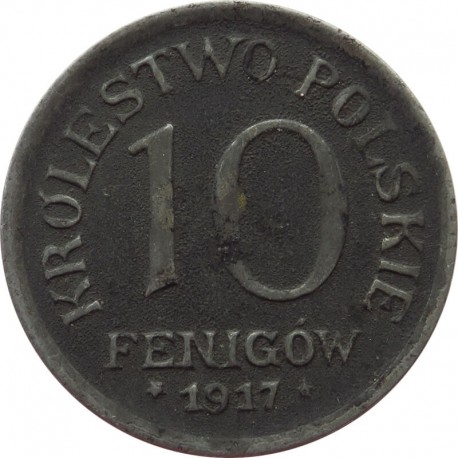 10 Fenigów 1917 Królestwo Polskie