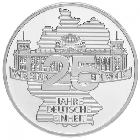 Medal 25 lecie zjednoczenia Niemiec, Srebro 0.333