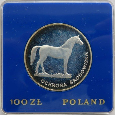 100 zł Koń Ochrona środowiska 1981