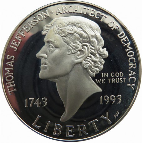 USA 1 dolar, 1993, THOMAS JEFFERSON