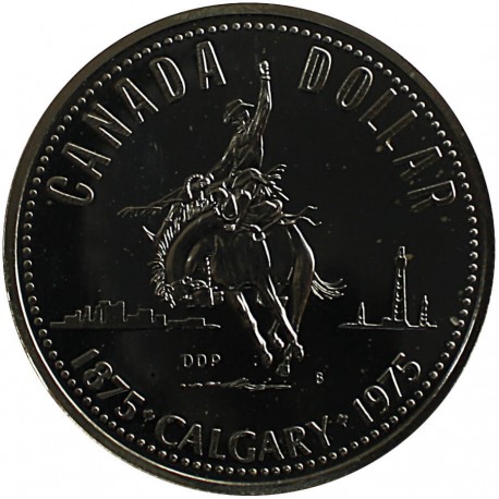 1 Dolar - 100 Lat Calgary 1975 r. - Kanada