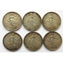 Francja LOT 6 x 5 franków, 1960-1965