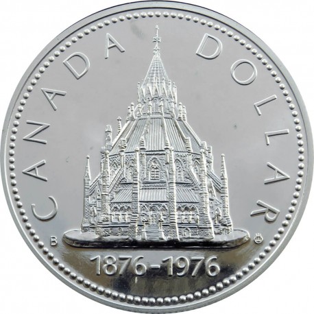 1 Dolar - Biblioteka Parlamentu 1976r - Kanada