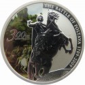 Tuvalu 1 dolar, 2009 300. rocz bitwy pod Połtawą, srebro