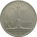 10 złotych Mała kolumna, 1966, stan 2-