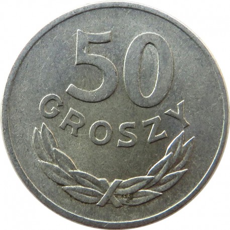 50 groszy 1957, stan 1-, pięknie zachowany