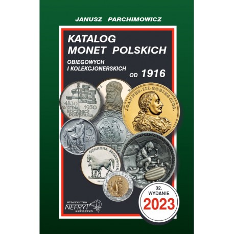 Katalog monet polskich Parchimowicz 1916 - 2022 TWARDA OPRAWA