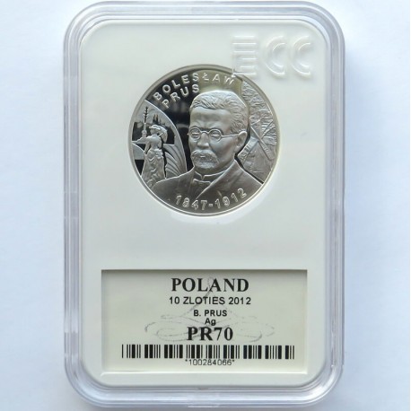 10 zł, Bolesław Prus (1847 - 1912) PR70