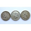 3 x 1/2 dolara 1963, 1967, 1941