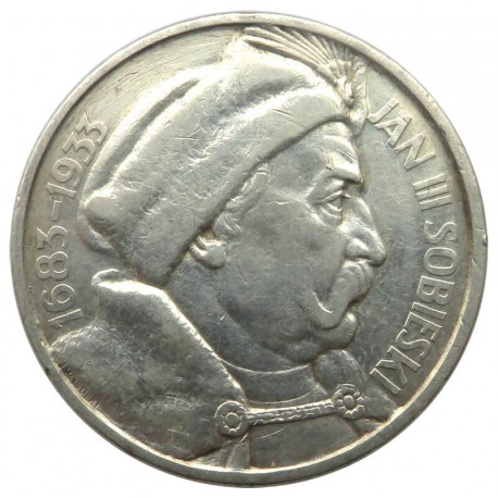 10 zł Jan III Sobieski 1933, stan 3
