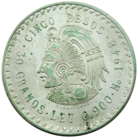 Meksyk 5 peso, 1948, stan 2