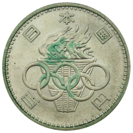 Japonia 100 jenów, 1964, stan 2, XVIII Letnie Igrzyska Olimpijskie
