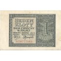 Banknot 1 złoty 1941, stan 2, BC 0777961