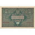 10 marek polskich , rok 1919, stan 2-, II Serja CE 019846 niski numer