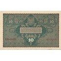 10 marek polskich , rok 1919, stan 2-, II Serja CE 019856 niski numer