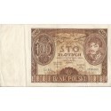 Banknot 100 zł 1934 rok, seria BG, stan 3+