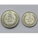 Łotwa, 2 Lati 1925 + 1 łat 1924, stan 2