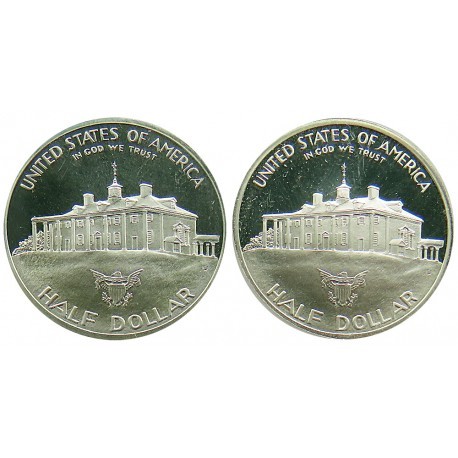 2 x 1/2 dolara 1982 - Washington