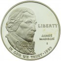 USA 1 dolar, 1993, znak S, James Madison, stan 2+