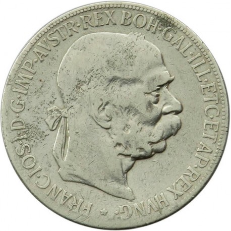 Austria, 5 koron 1900, Franciszek Józef I, stan 3-