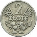 PRL, 2 zł Jagody, 1958, stan 3