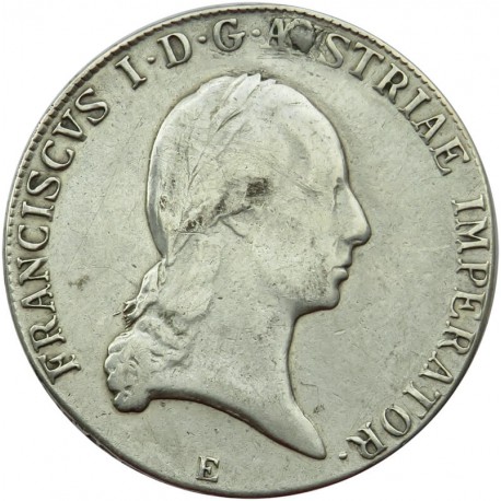 Austria, 1 talar 1822, Franciszek II Habsburg, stan 3-
