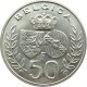 Belgia 50 franków, 1960 Ślub Króla Baldwina i Fabioli de Mora y Aragon, stan 2+