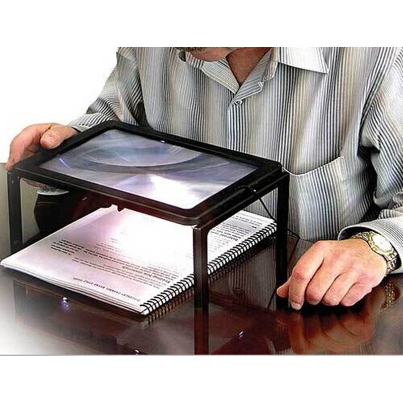 Lupa - stolik do czytania x3, z podświetleniem 4x led