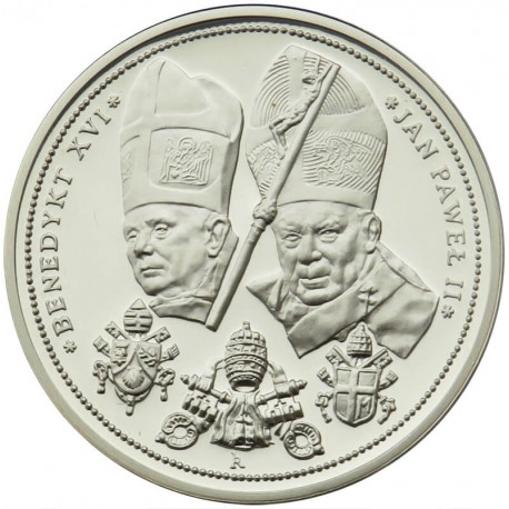 Polska, medal Jan Paweł II i Benedykt XVI, 2005