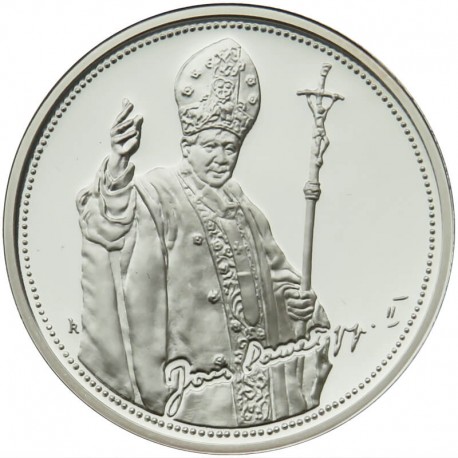 Polska, Jan Paweł II, 30 rocznica pontyfikatu, 2008, srebro Ag999